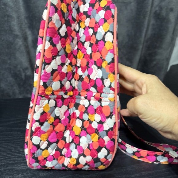 Vera Bradley Pixie Confetti Carry All Crossbody Hipster Purse Lightly Used - Picture 11 of 16